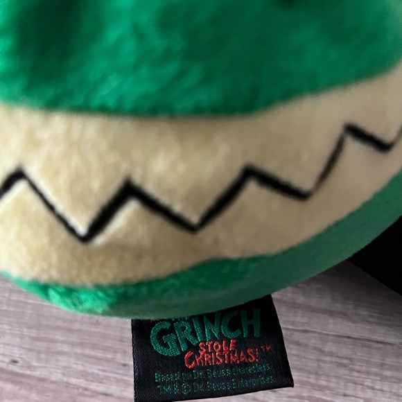 Dr. Seuss How the Grinch Stole Christmas Vintage Backpack GUC - Picture 2 of 3